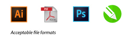 acceptable file formats